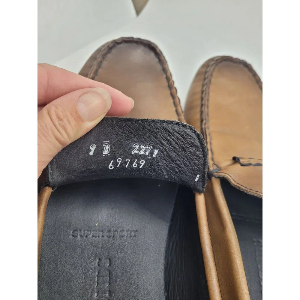 Allen Edmonds Mens Brown Leather Loafers Size 9D - Picture 5 of 7